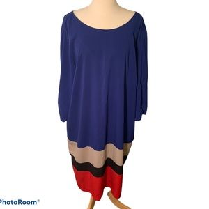 Shelby & Palmer Plus Size Shift Dress, 20W